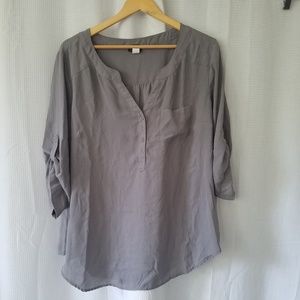🔥Moving Sale! 7/24 Only🔥Grey Blouse (Torrid)